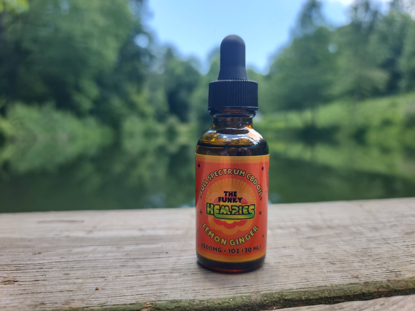 Groovy Lemon Ginger CBD Oil |The Funky Hempies